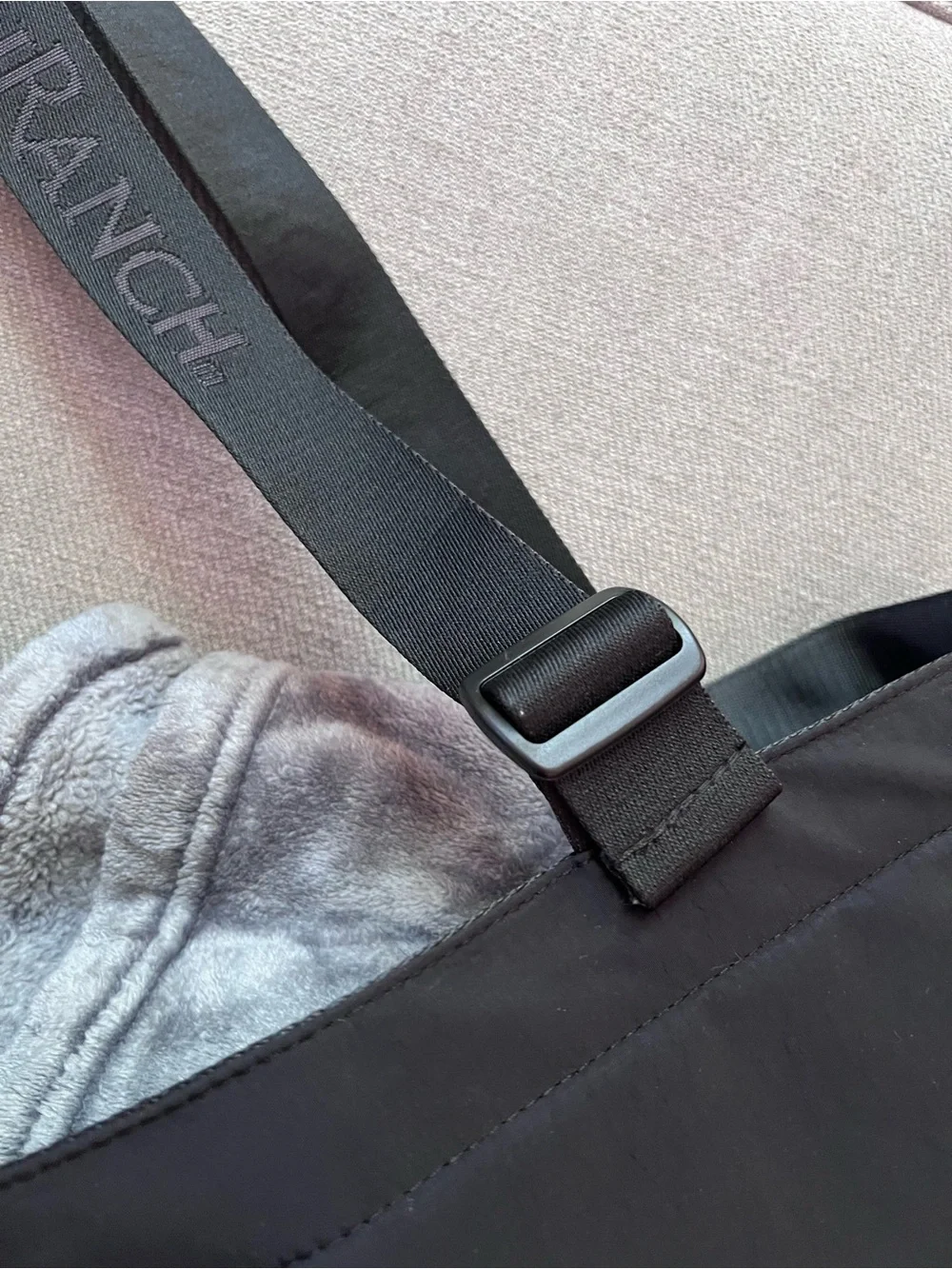 Canyon Ranch Luxury Wellness Spa Black Nylon Utility Travel Tote Bag